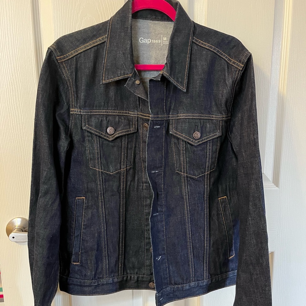 GAP Men's Dark Wash Jean Jacket Size Medium